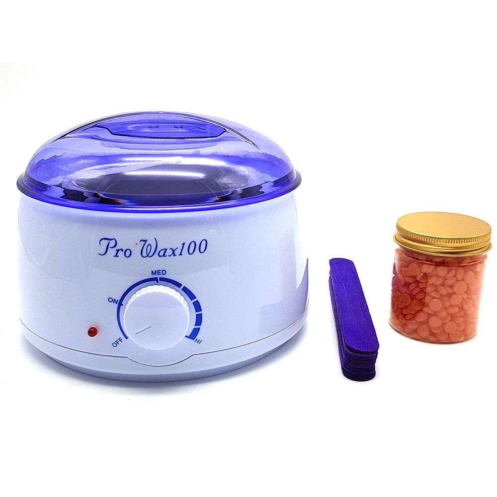 Pro Wax 100 Wax Warmer with Wax pellets & Wooden Mixing Sticks