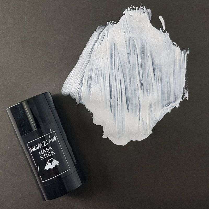 Bufftee Stick Clay Face Mask - Volcano Mud  Face Mask - Black Mask