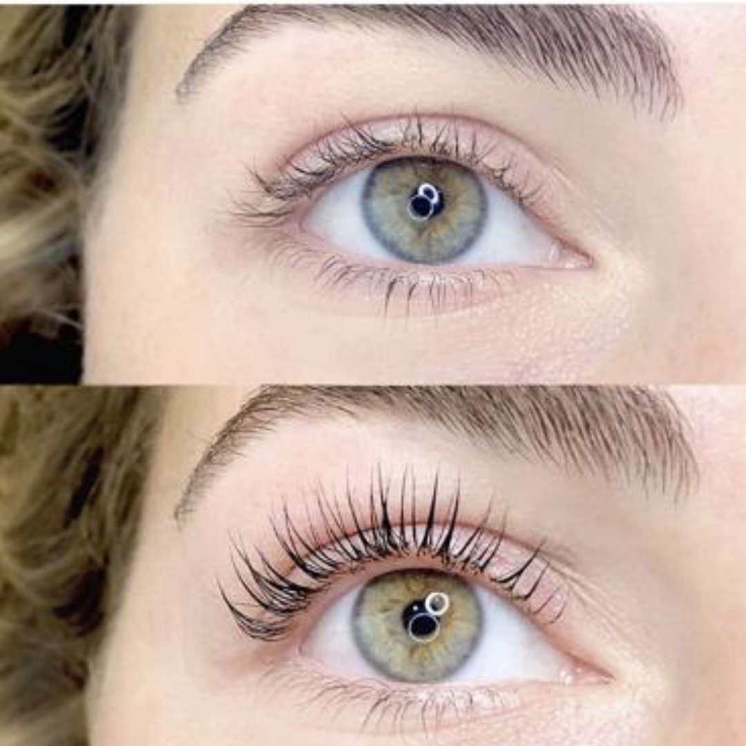 Eyelash Perming Kit Eyebrow stickers & Spoolie Brush