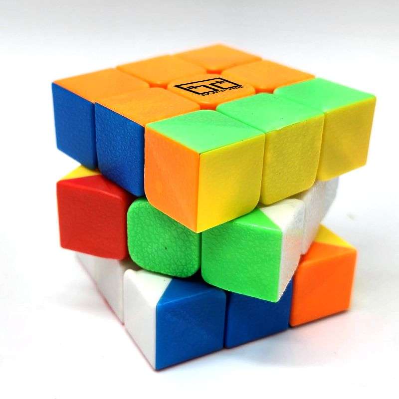 Bufftee Super Speed Cube 3x3 Rubik's Cube Inspired Colorway Puzzle Fidget