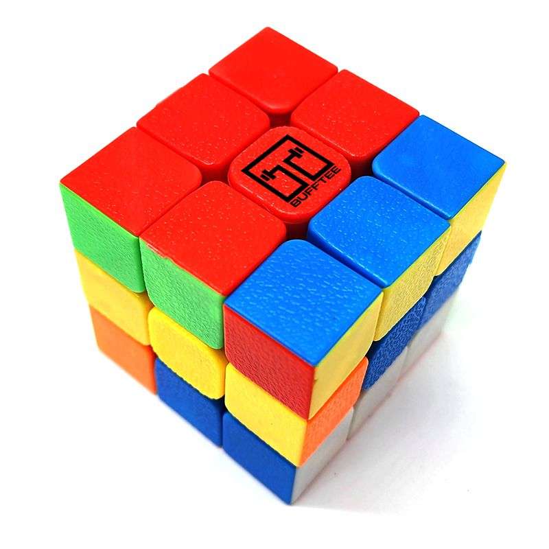 Bufftee Super Speed Cube 3x3 Rubik's Cube Inspired Colorway Puzzle Fidget