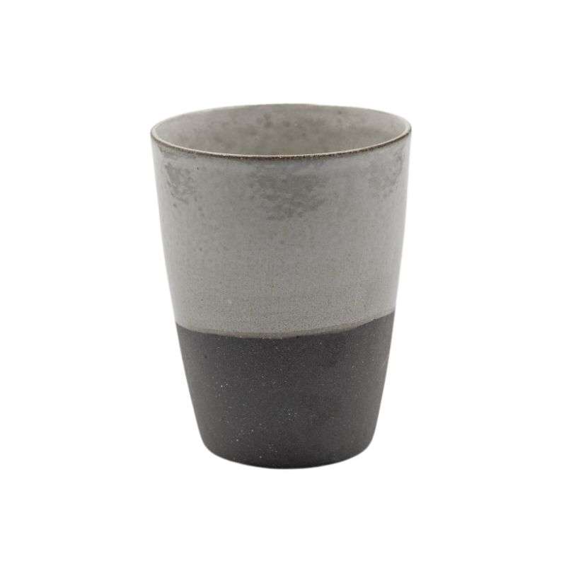 Ceramic mug - black/grey beaker