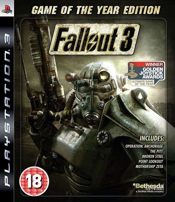Fallout 3: Game of the Year Edition (PS3)(Pwned) - Bethesda Softworks 120G