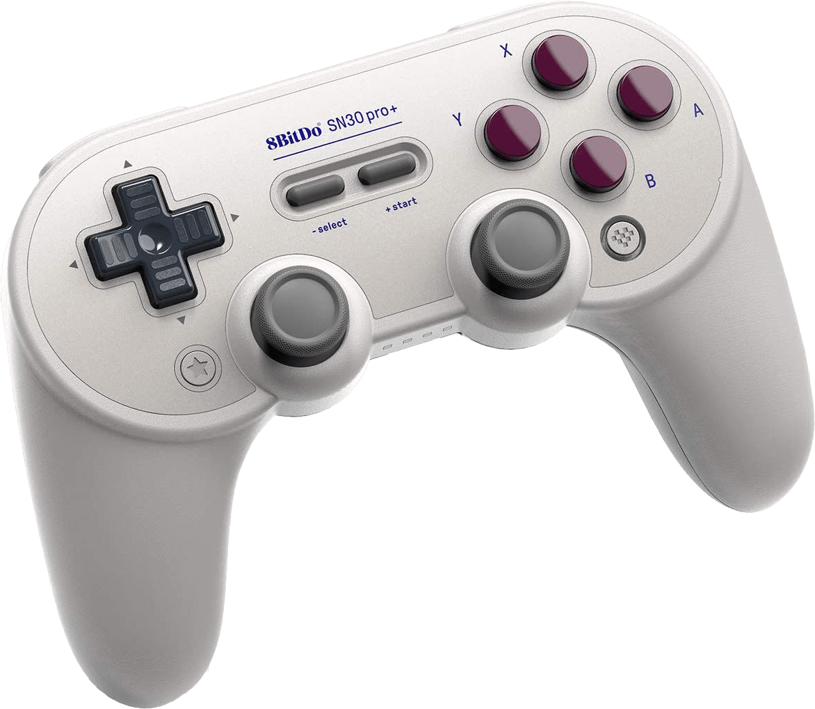 8Bitdo SN30 Pro+ USB / Wireless Controller - G Classic (PC / Switch)(New) - 8bitdo 500G