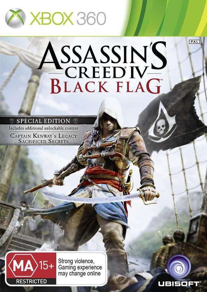 Assassin's Creed IV: Black Flag (Xbox 360)(Pwned) - Ubisoft 130G