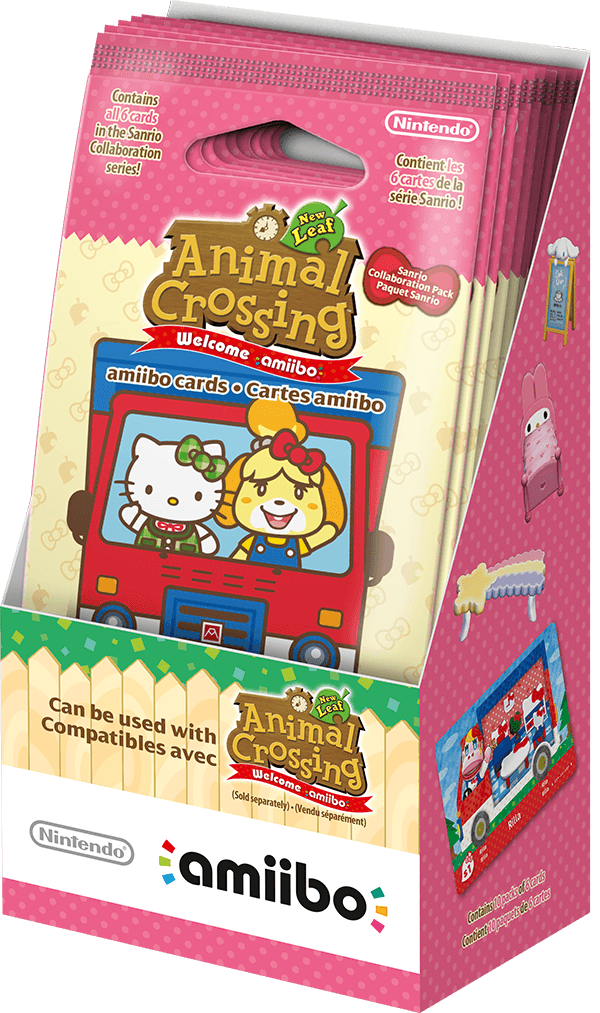 Animal Crossing: New Leaf - Sanrio Collaboration amiibo Cards Pack (New) - Nintendo 50G
