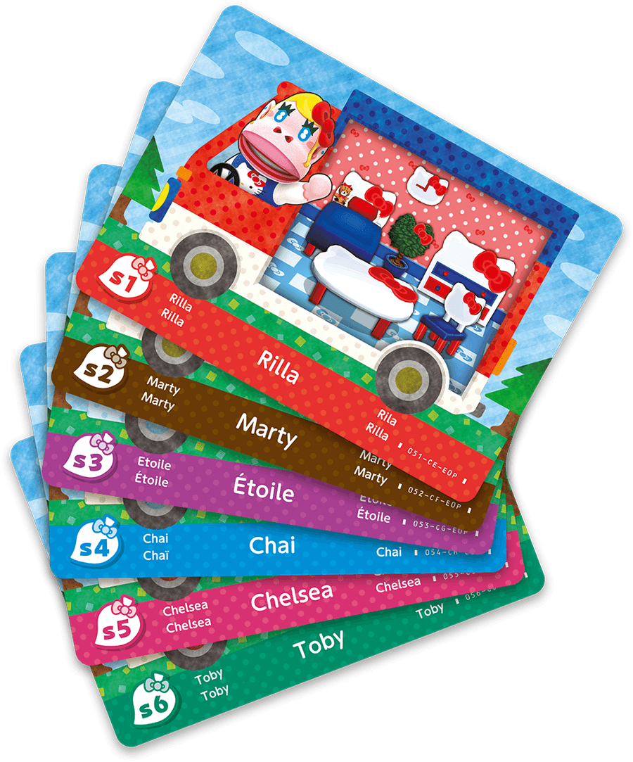 Animal Crossing: New Leaf - Sanrio Collaboration amiibo Cards Pack (New) - Nintendo 50G