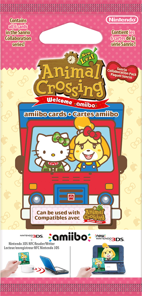 Animal Crossing: New Leaf - Sanrio Collaboration amiibo Cards Pack (New) - Nintendo 50G