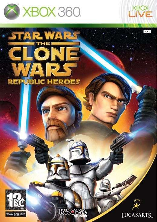 Star Wars: The Clone Wars - Republic Heroes (Xbox 360)(Pwned) - Lucasarts Games 130G