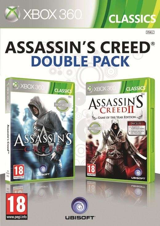 2 in 1: Assassin's Creed + Assassin's Creed II - Classics (Double Pack)(Xbox 360)(Pwned) - Ubisoft