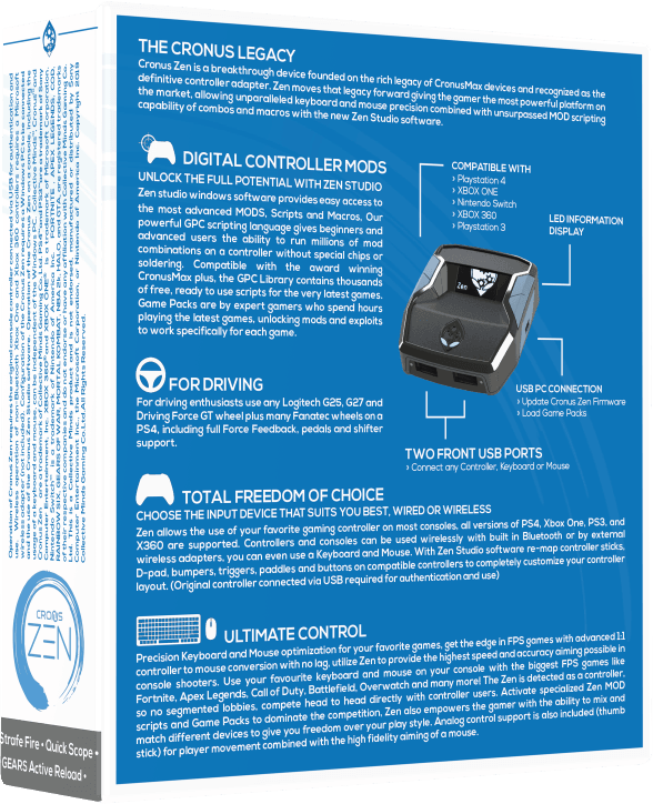 Collective Minds Cronus Zen (PC / PS4 / Switch / Xbox One)(New) - Collective Minds 700G