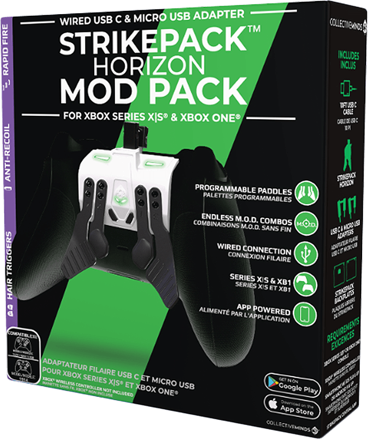 Collective Minds StrikePack Horizon Controller Mod Pack (Xbox One / Series)(New) - Collective Minds