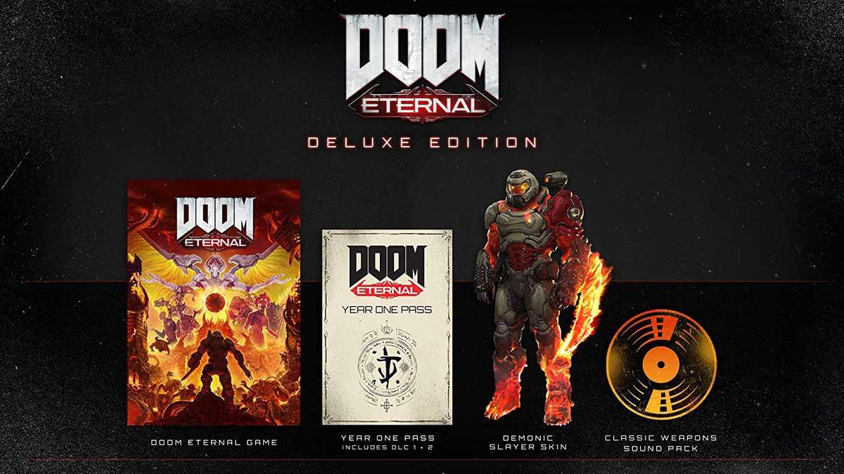 Doom: Eternal - Deluxe Edition (PS4)(New) - Bethesda Softworks 90G