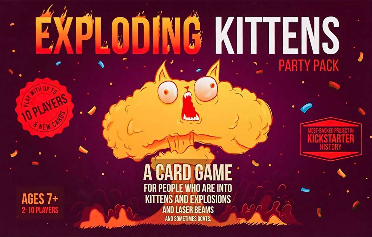 Exploding Kittens - Party Pack (New) - The Oatmeal 400G