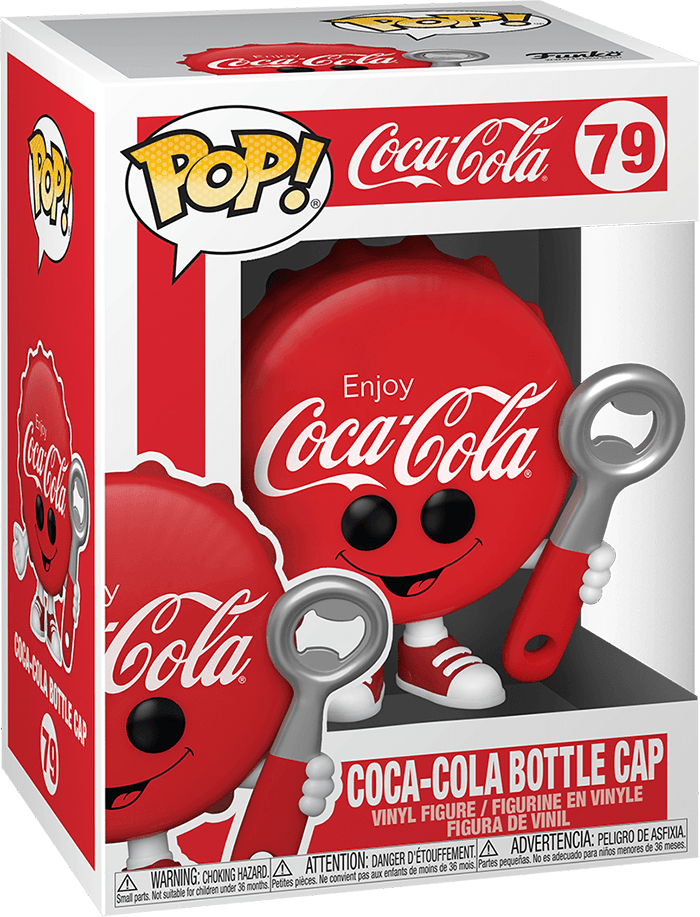 Funko Pop! Ad Icons 79: Coca-Cola - Coca-Cola Bottle Cap Vinyl Figure (New) - Funko 440G