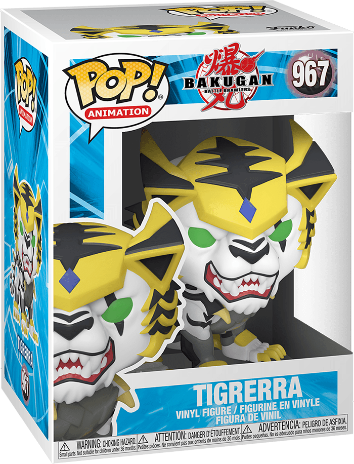 Funko Pop! Animation 967: Bakugan: Battle Brawlers - Tigrerra Vinyl Figure (New) - Funko 440G