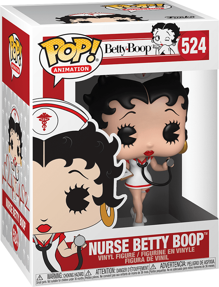 Funko Pop! Animation 524: Betty Boop - Nurse Betty Boop Vinyl Figure (New) - Funko 300G