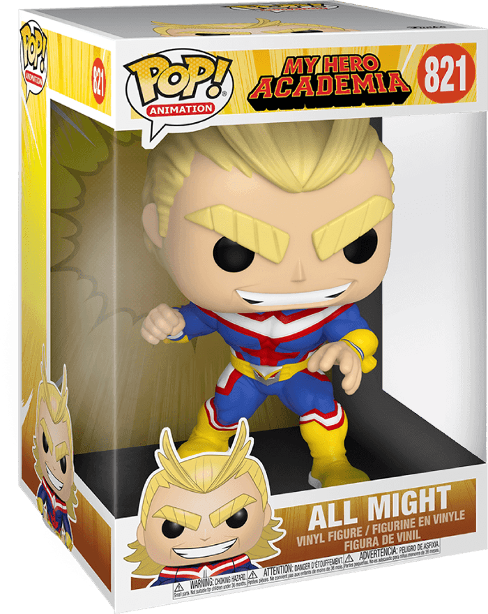 Funko Pop! Animation 821: My Hero Academia - All Might Super Sized 10'' Vinyl Figure (New) - Funko
