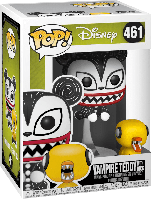 Funko Pop! Disney: The Nightmare Before Christmas - Vampire Teddy with Duck Vinyl Figure (New) -