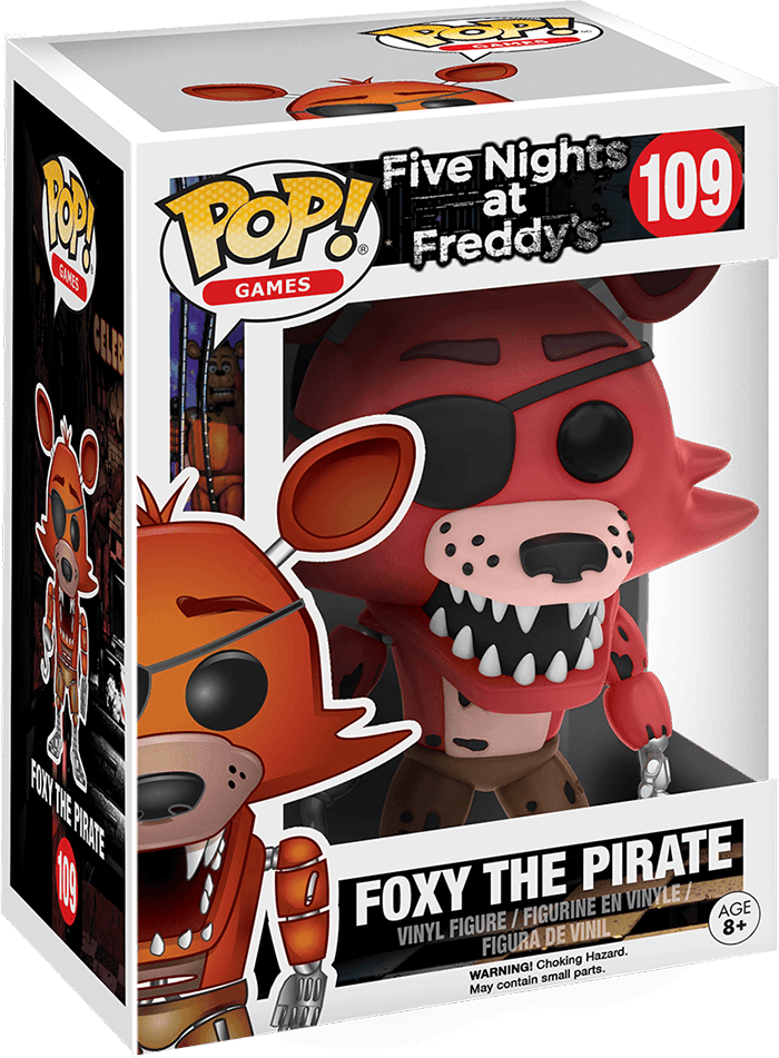 Funko Pop! Games 109: Five Nights at Freddy's - Foxy the Pirate Vinyl Figure (New) - Funko 440G