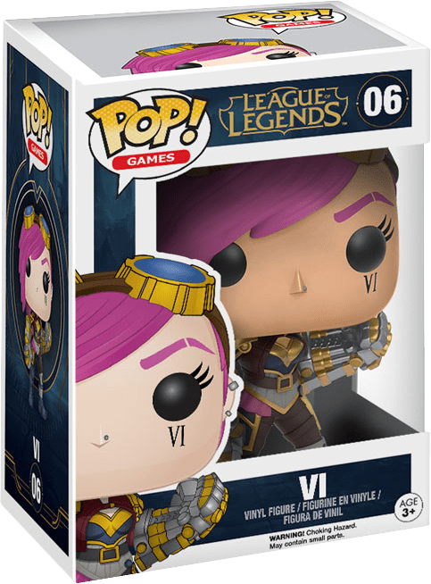 Funko Pop! Games 06: League of Legends - VI Vinyl Figure (New) - Funko 300G