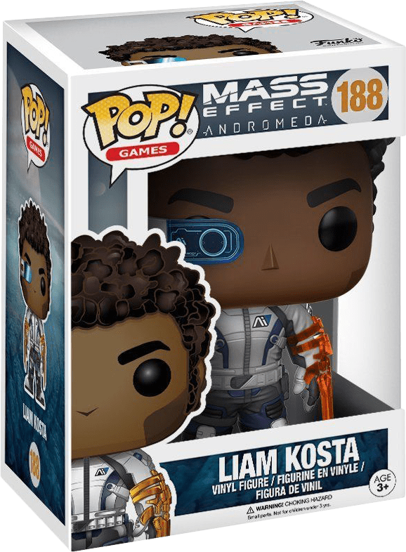 Funko Pop! Games 188: Mass Effect: Andromeda - Liam Kosta Vinyl Figure *See Note* (New) - Funko 440G
