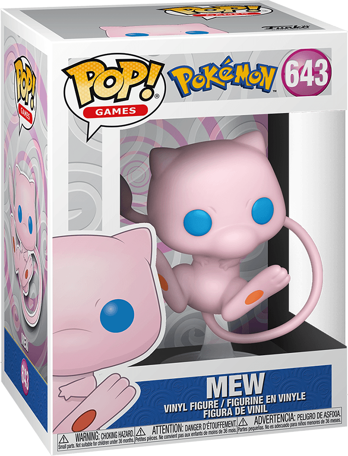 Funko Pop! Games 643: Pokemon - Mew Vinyl Figure *Discounted* (New) - Funko 440G