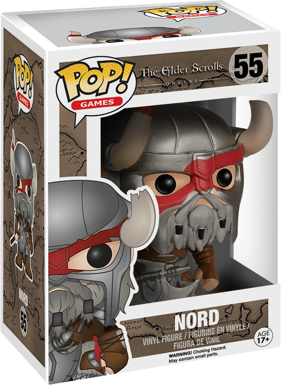 Funko Pop! Games 55: The Elder Scrolls Online - Nord Vinyl Figure (New) - Funko 300G