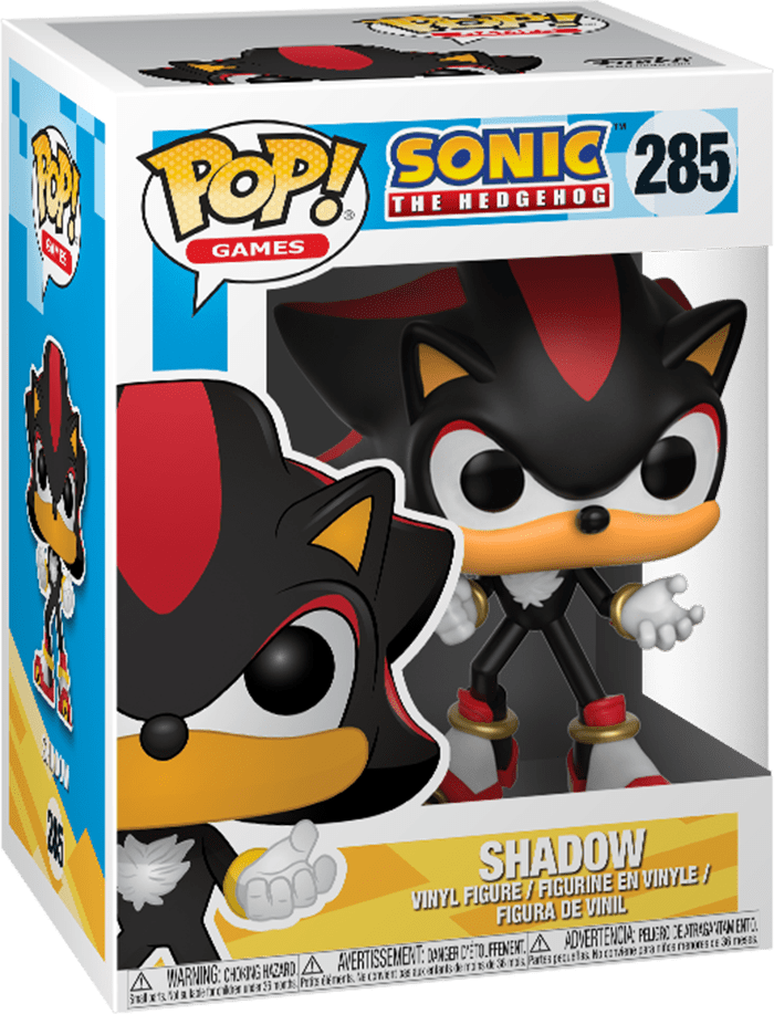 Funko Pop! Games 285: Sonic the Hedgehog - Shadow Vinyl Figure (New) - Funko 440G