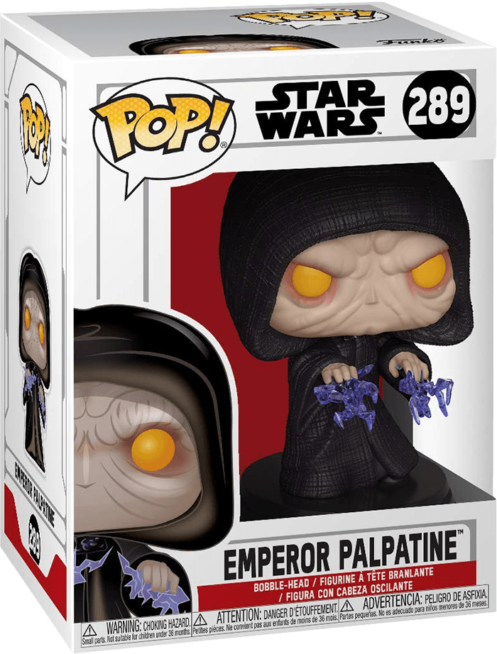 Funko Pop! Star Wars 289: Return of the Jedi - Emperor Palpatine Vinyl Bobble-Head (Electric