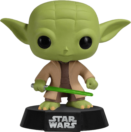 Funko Pop! Star Wars 02: Yoda Vinyl Bobble-Head (New) - Funko 440G