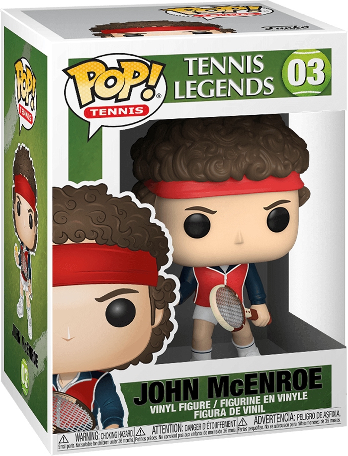 Funko Pop! Tennis 03 - John McEnroe Vinyl Figure (New) - Funko 440G