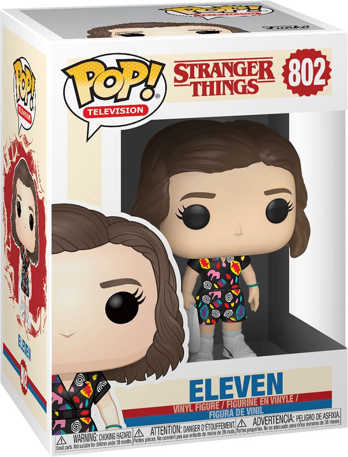 Funko Pop! TV 802: Stranger Things - Eleven Vinyl Figure (Mall Outfit)(New) - Funko 440G