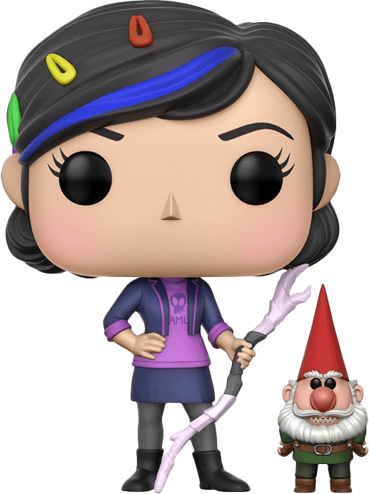 Funko Pop! TV 468: Trollhunters - Claire with Gnome Vinyl Figure (New) - Funko 300G