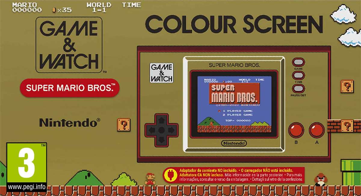 Nintendo Game & Watch - Super Mario Bros. - 35th Anniversary (New) - Nintendo 500G