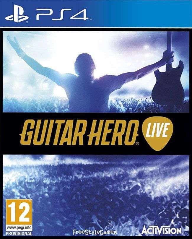 Guitar Hero Live + Guitar (PS4)(Pwned) - Activision 2000G