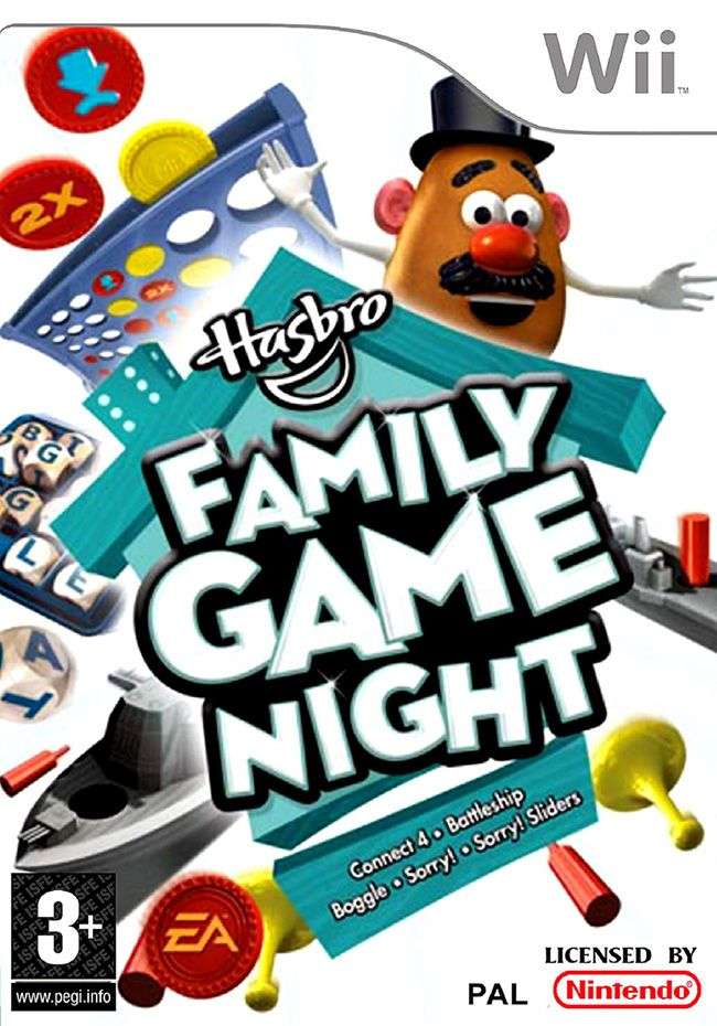 Hasbro Family Game Night (Wii)(Pwned) - Electronic Arts / EA Games 130G