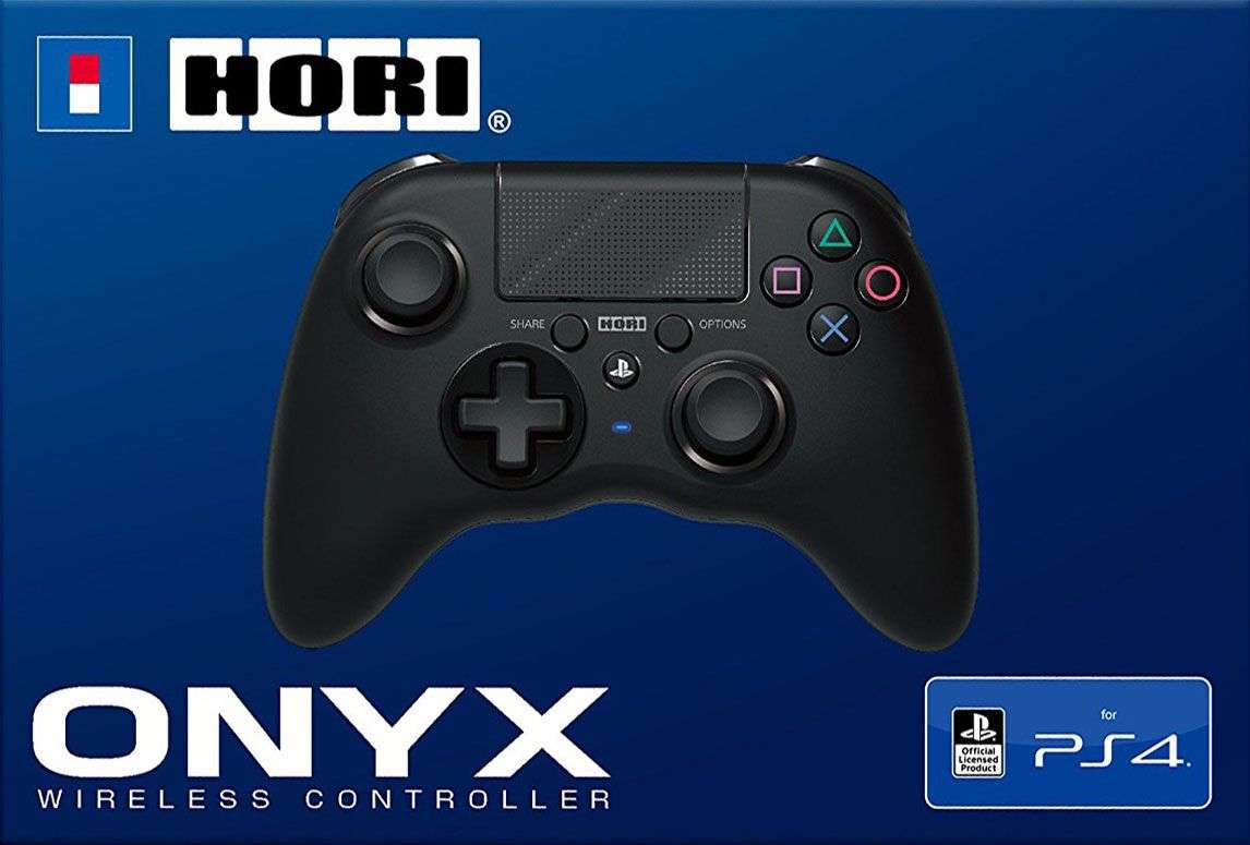 HORI PlayStation 4 Onyx Wireless Controller - Black (PS4)(New) - HORI 350G
