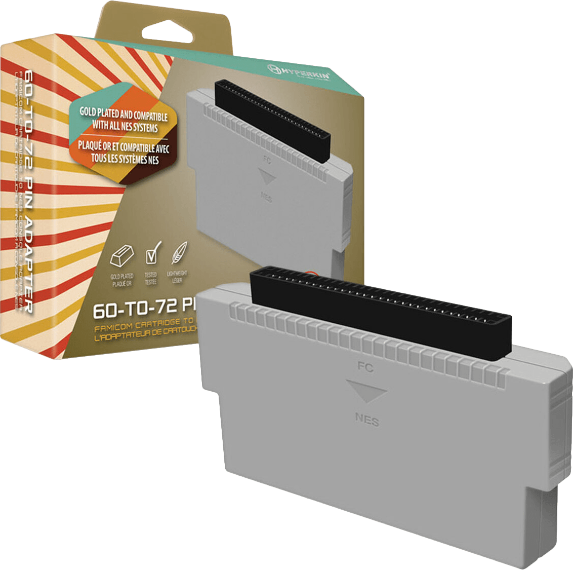 Hyperkin 60-to-72 Pin Cartridge Adapter (NES)(New) - Hyperkin 300G