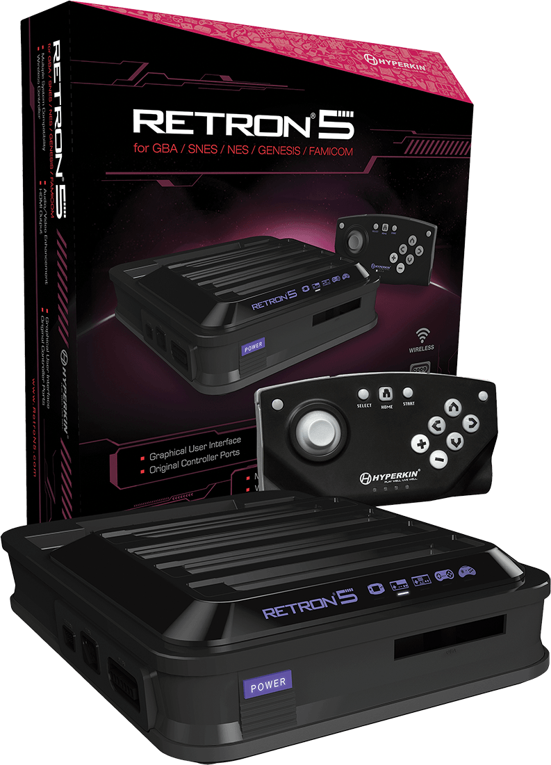 Hyperkin RetroN 5: HD Gaming Console - Black (New) - Hyperkin 4000G