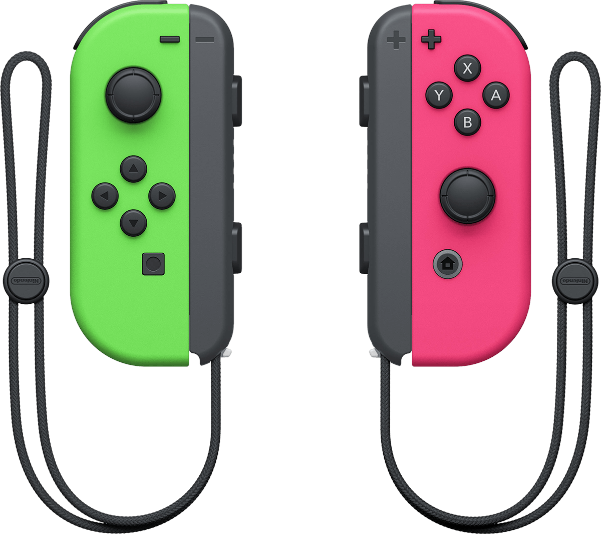 Nintendo Switch Joy-Con Controller Pair - Neon Green / Neon Pink (NS / Switch)(New) - Nintendo 200G