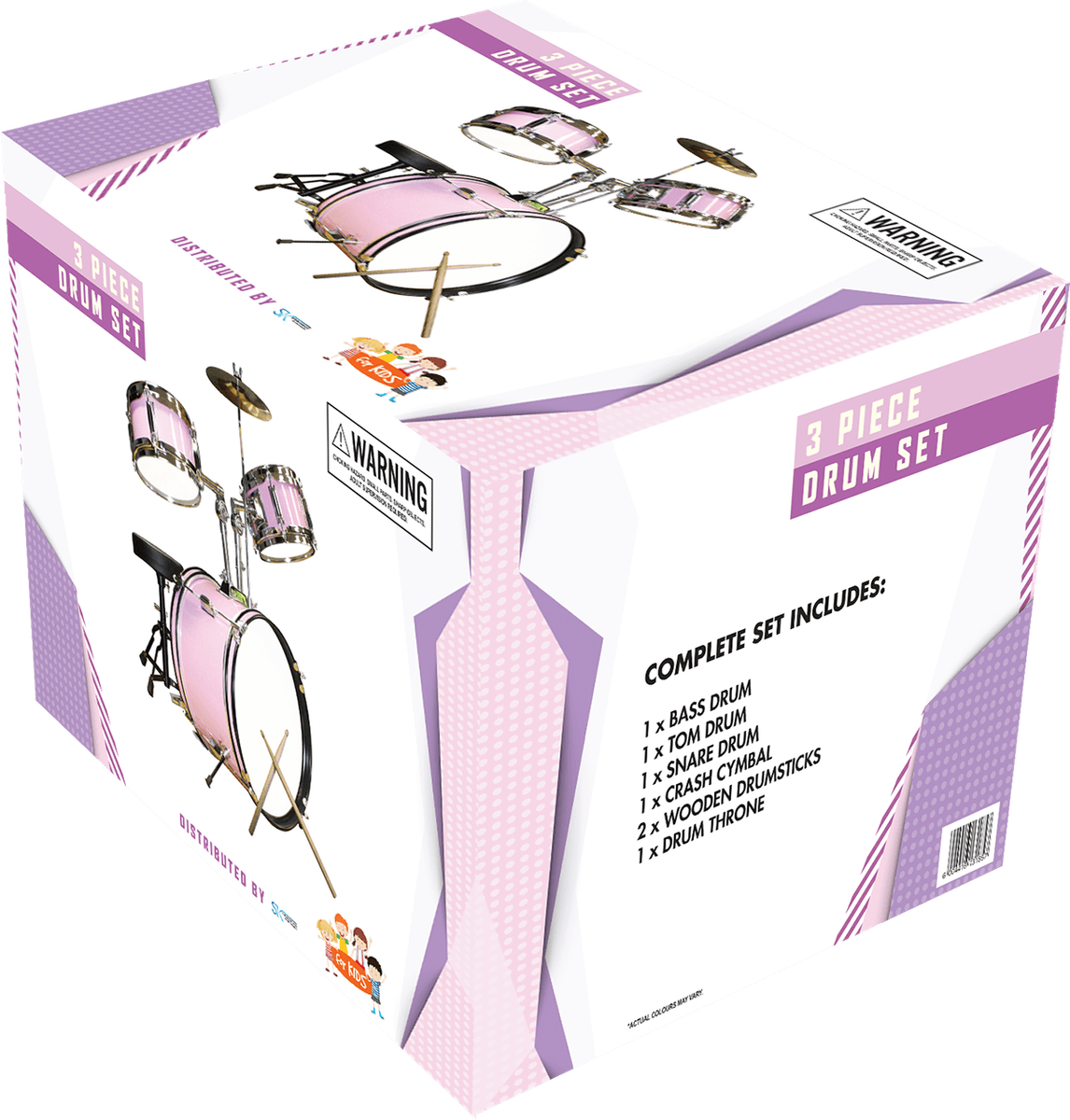 Kids Drum Set (New) - Various 10000G