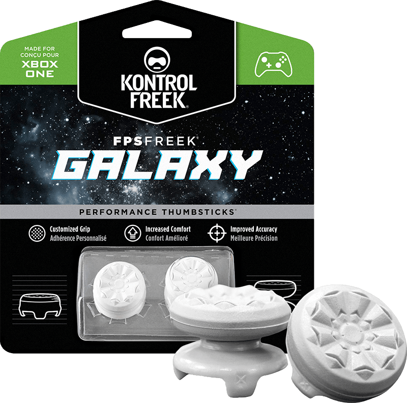 KontrolFreek FPSFreek Thumb Grips - Galaxy - White (Xbox One / Series)(New) - KontrolFreek 80G