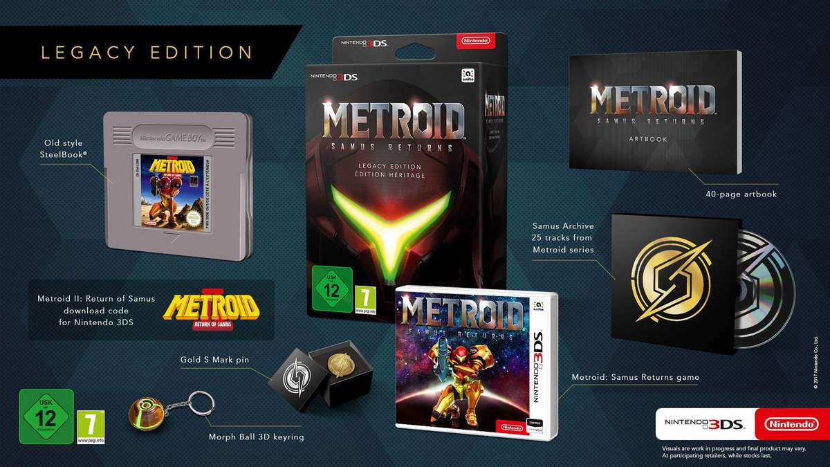 Metroid: Samus Returns - Limited Legacy Edition (3DS)(New) - Nintendo 1000G