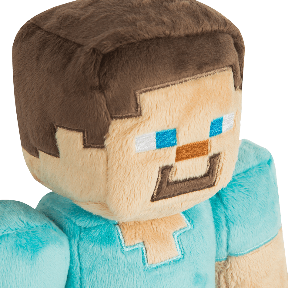 Minecraft - 12'' Steve Plush (New) - MR 100G