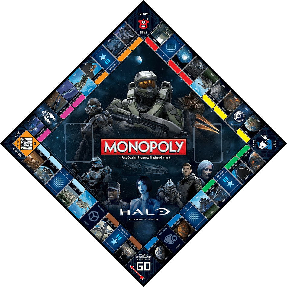 Monopoly: Halo - Collector's Edition (New) - Winning Moves 1000G