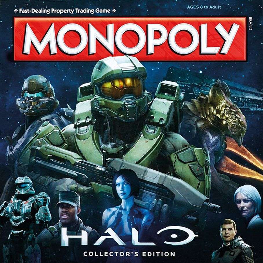 Monopoly: Halo - Collector's Edition (New) - Winning Moves 1000G