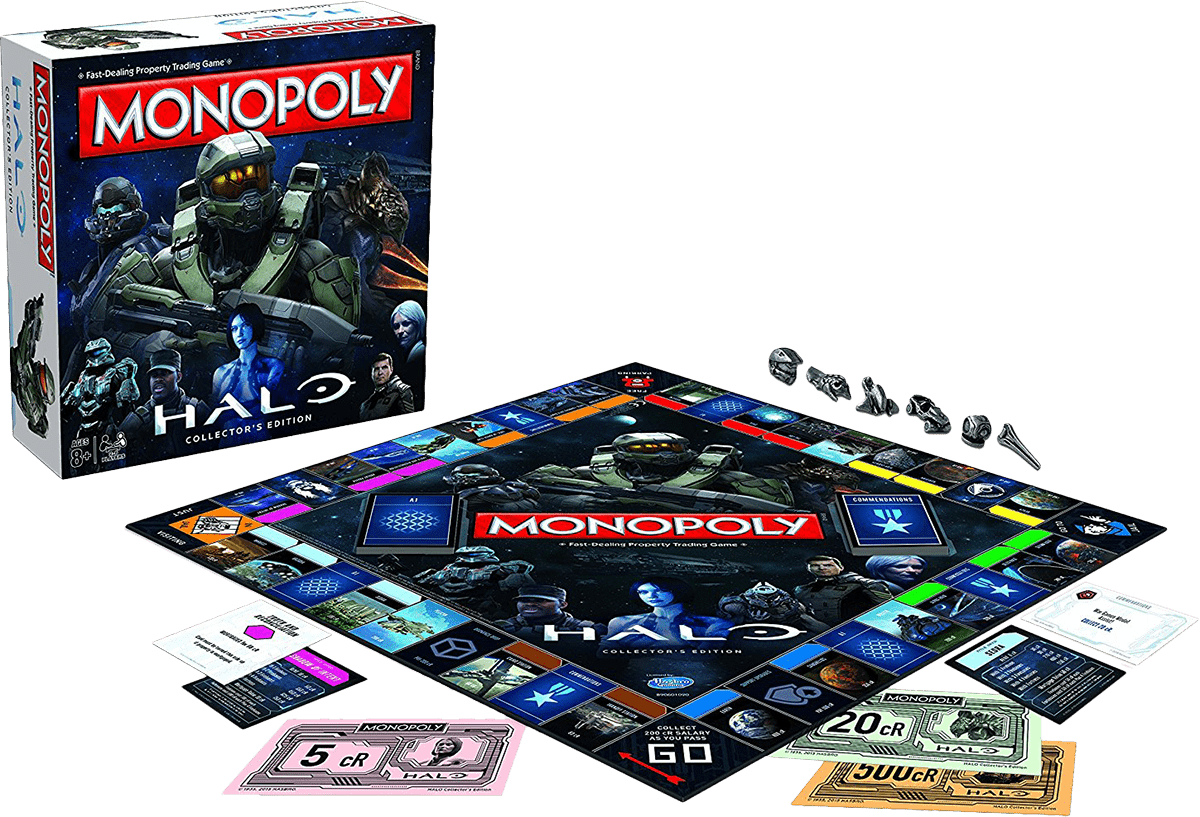 Monopoly: Halo - Collector's Edition (New) - Winning Moves 1000G