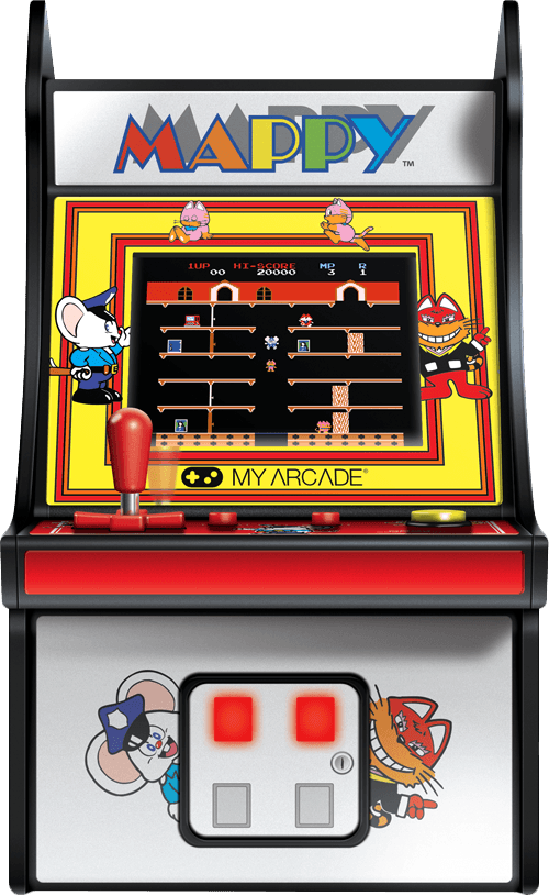 Micro Player Retro Arcade - Mappy (New) - My Arcade 1500G