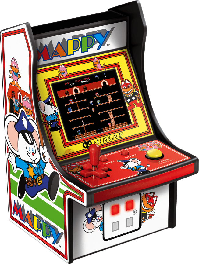 Micro Player Retro Arcade - Mappy (New) - My Arcade 1500G